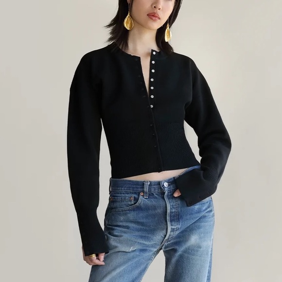 Orseund Iris Sweaters - Orseund Iris The Weekend Knit Cardigan Black